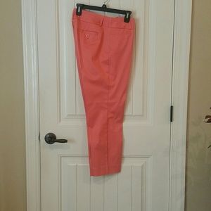 The Limited coral crop pants